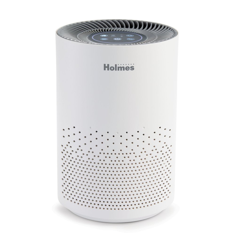 Holmes air shop purifier ionizer button